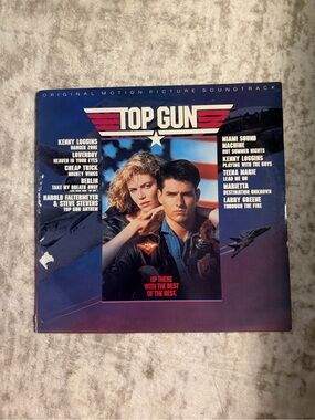 Top Gun vinyl record COVER ONLY